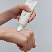 Beauty of Joseon sunscreen being applied to wrist — lightweight Korean SPF50+ sunscreen texture | Llusso