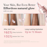 Load image into Gallery viewer, No Cast Just Glow Collagen Sunscreen | SPF 50 Broad Spectrum Face Sunscreen | Lightweight, Non-Sticky, Hydrating Formula | Peptide, Cica for Soothing &amp; Glow | Korean Skincare