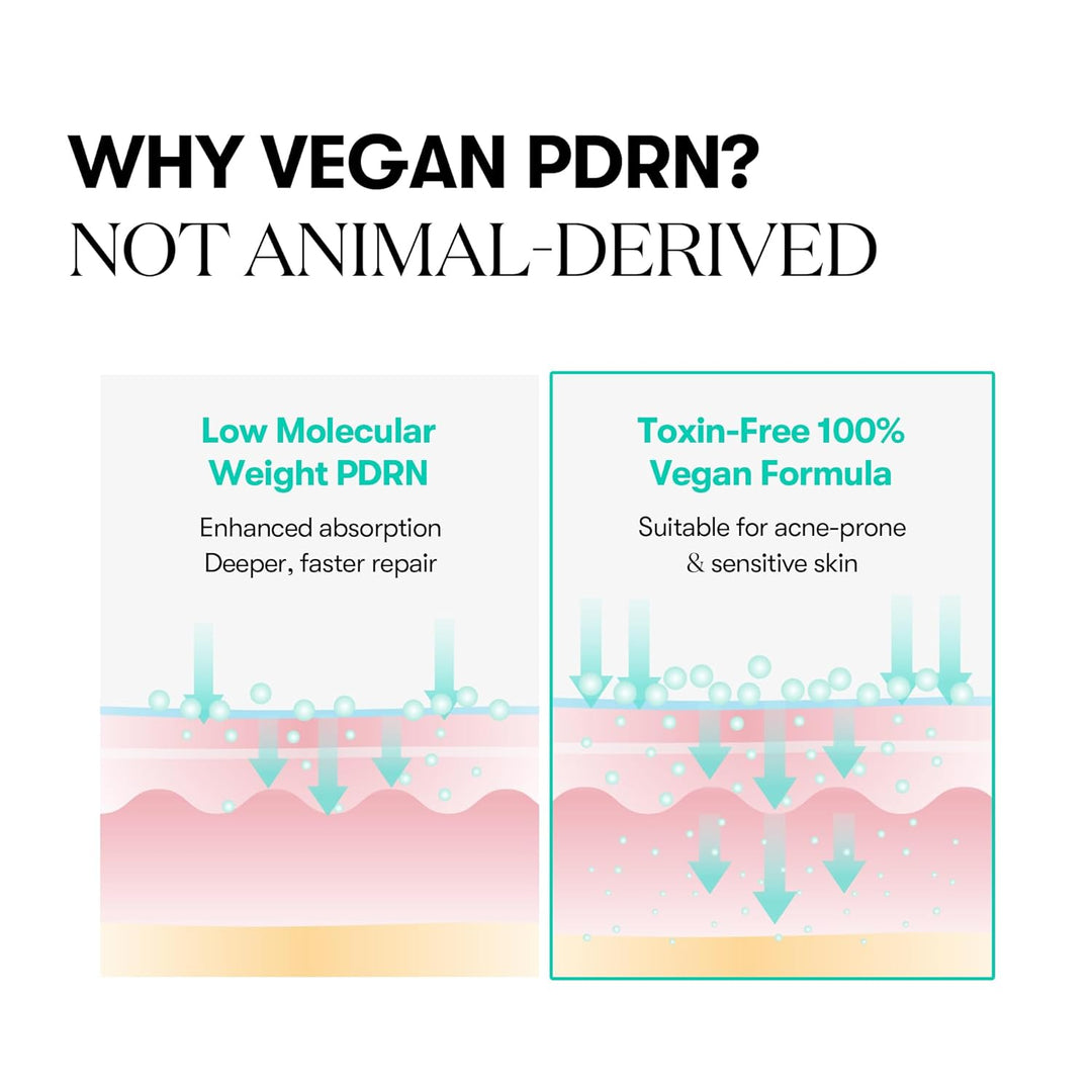 PDRN Capsule Cream 100, Hydrating Face Moisturizer with 100,000Ppm PDRN, Hyaluronic Acid, 9 Peptides, Firming & Plumping Nourishing Cream, Korean Skin Care (1.69 Fl. Oz.)