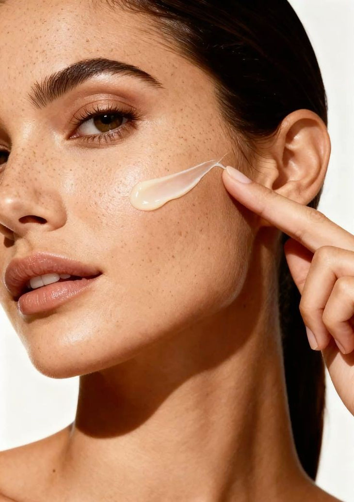Llusso skincare newsletter signup