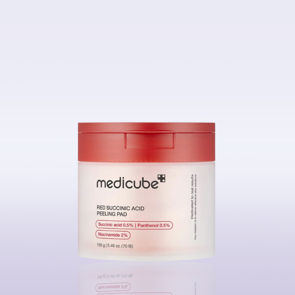 Medicube Red Succinic Acid Peeling Pads resurfacing clarifying Korean exfoliating pads