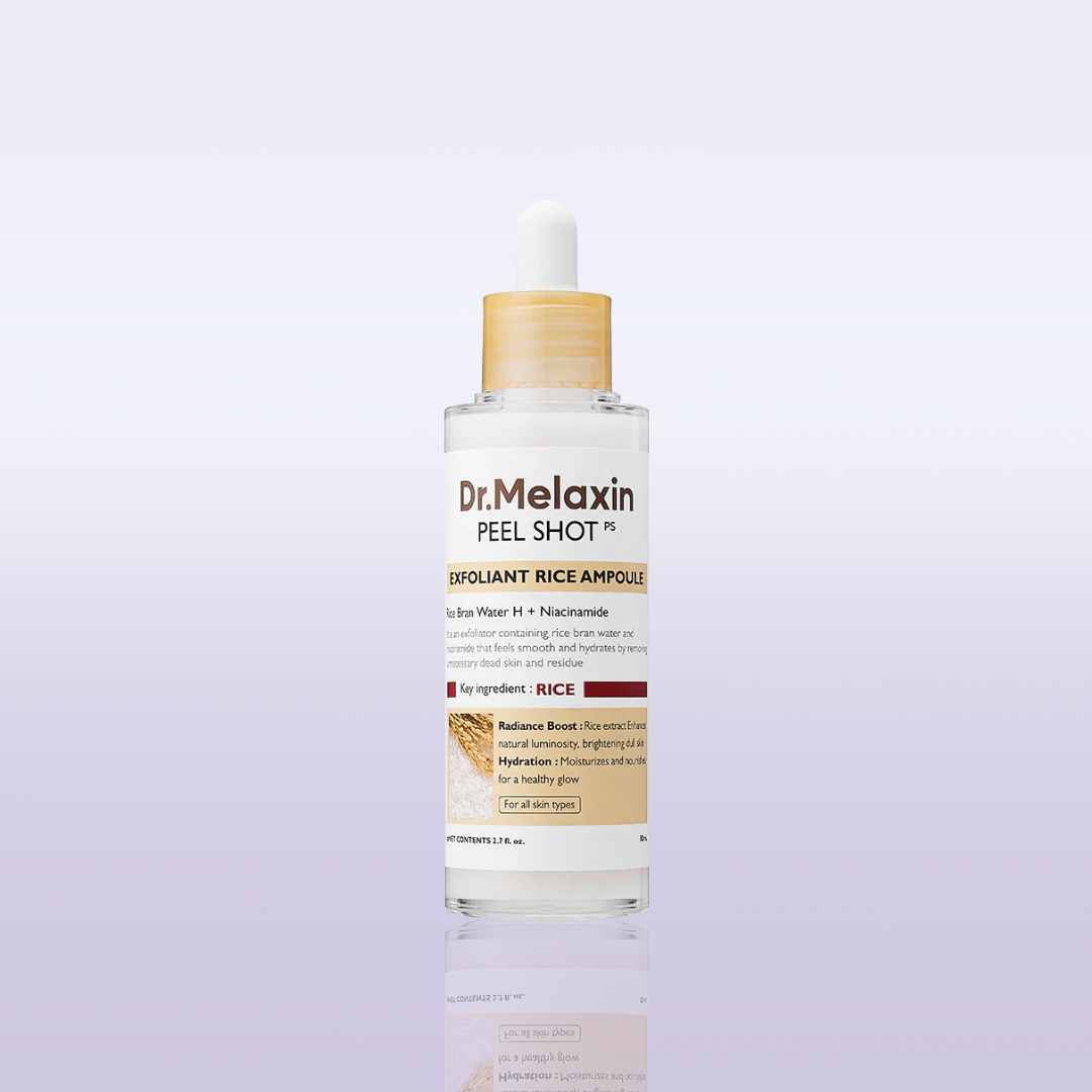 Dr.Melaxin Peel Shot Glow White Rice Peeling Ampoule brightening smoothing Korean ampoule