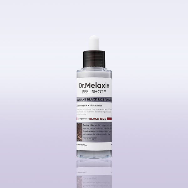 Dr.Melaxin Peel Shot Black Rice Peeling Ampoule brightening smoothing Korean exfoliant