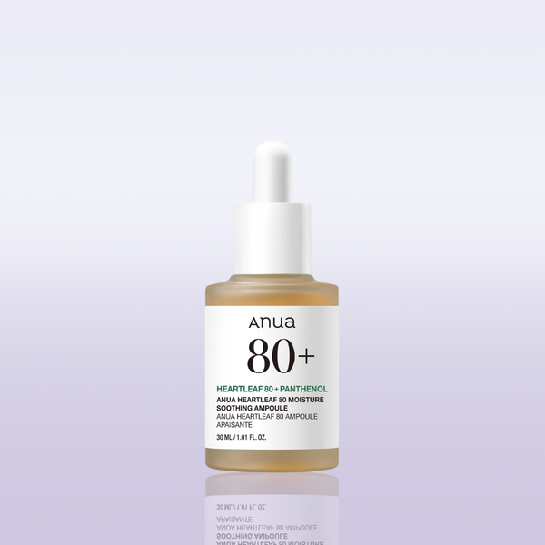 ANUA Heartleaf 80 Soothing Ampoule intense calming hydrating Korean sensitive skin ampoule