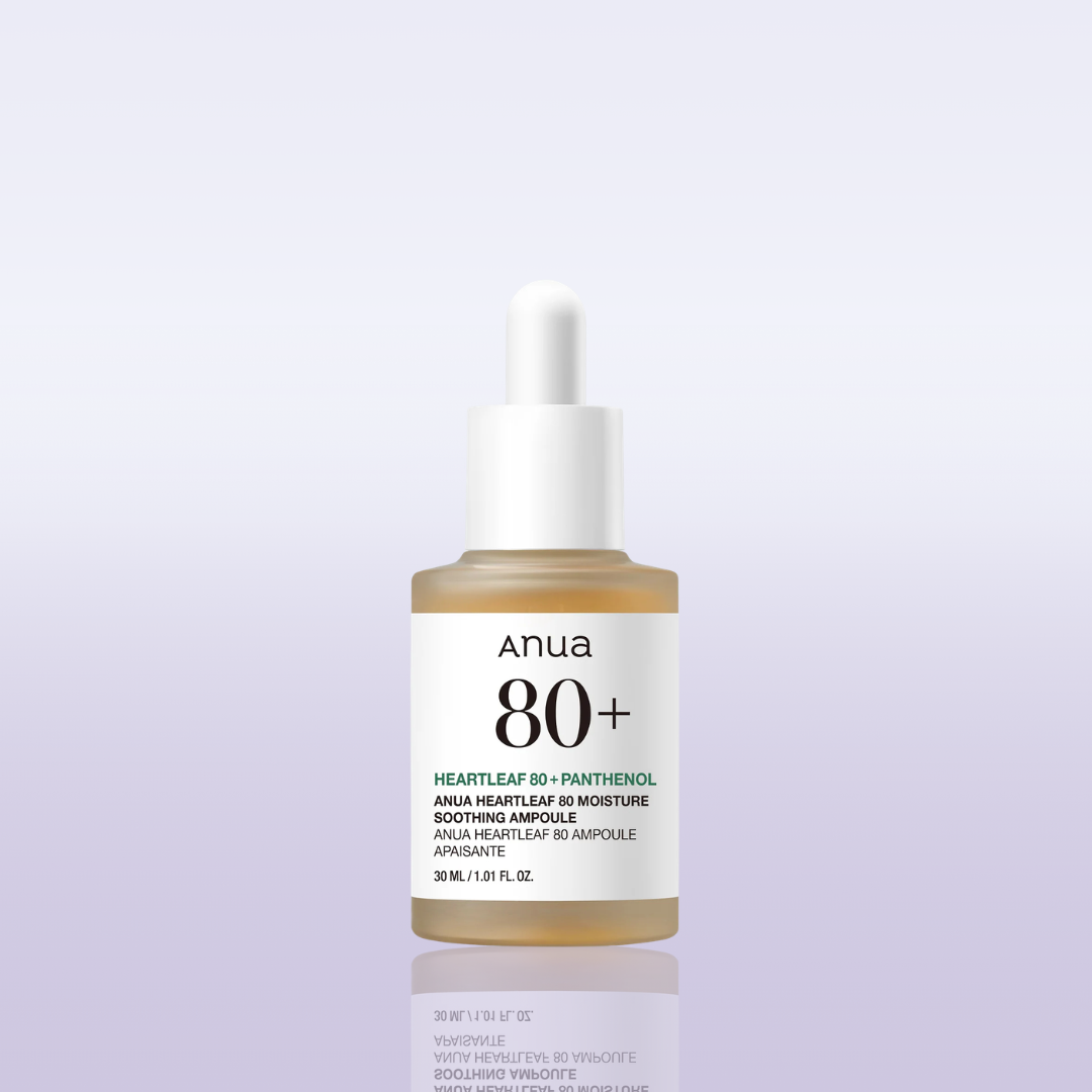 ANUA Heartleaf 80 Soothing Ampoule intense calming hydrating Korean sensitive skin ampoule