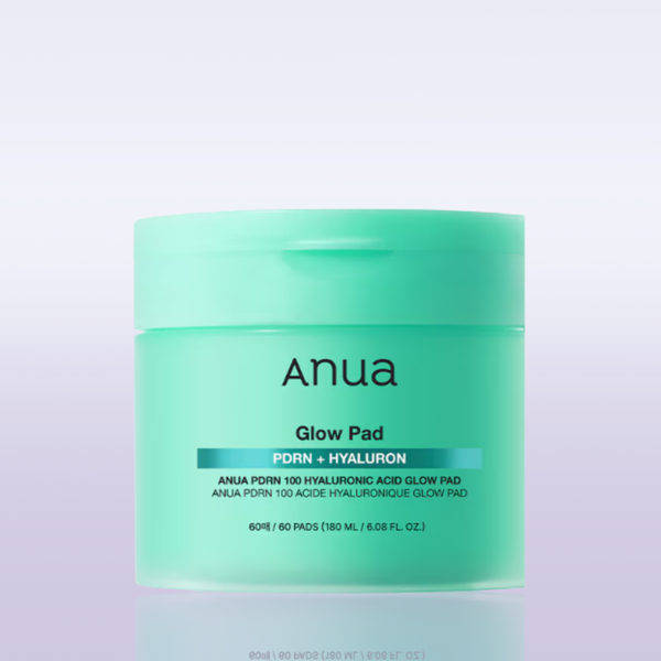 ANUA Glow Pad PDRN Hyaluronic Acid exfoliating hydrating glowing Korean toner pads