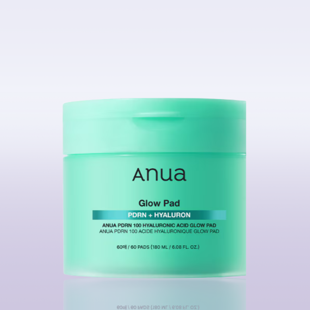 ANUA Glow Pad PDRN Hyaluronic Acid exfoliating hydrating glowing Korean toner pads
