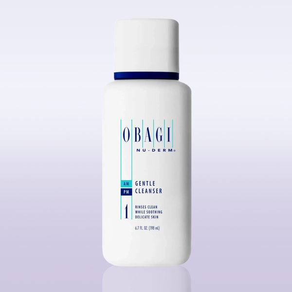 Obagi Nu-Derm Gentle Gel Cleanser purifying non-stripping clinical skincare face wash