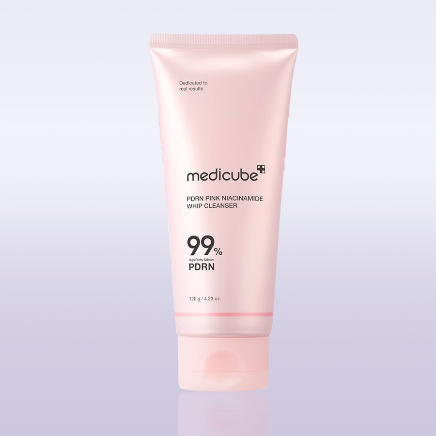  Medicube PDRN Pink Niacinamide Whip Cleanser brightening gentle Korean face cleanser