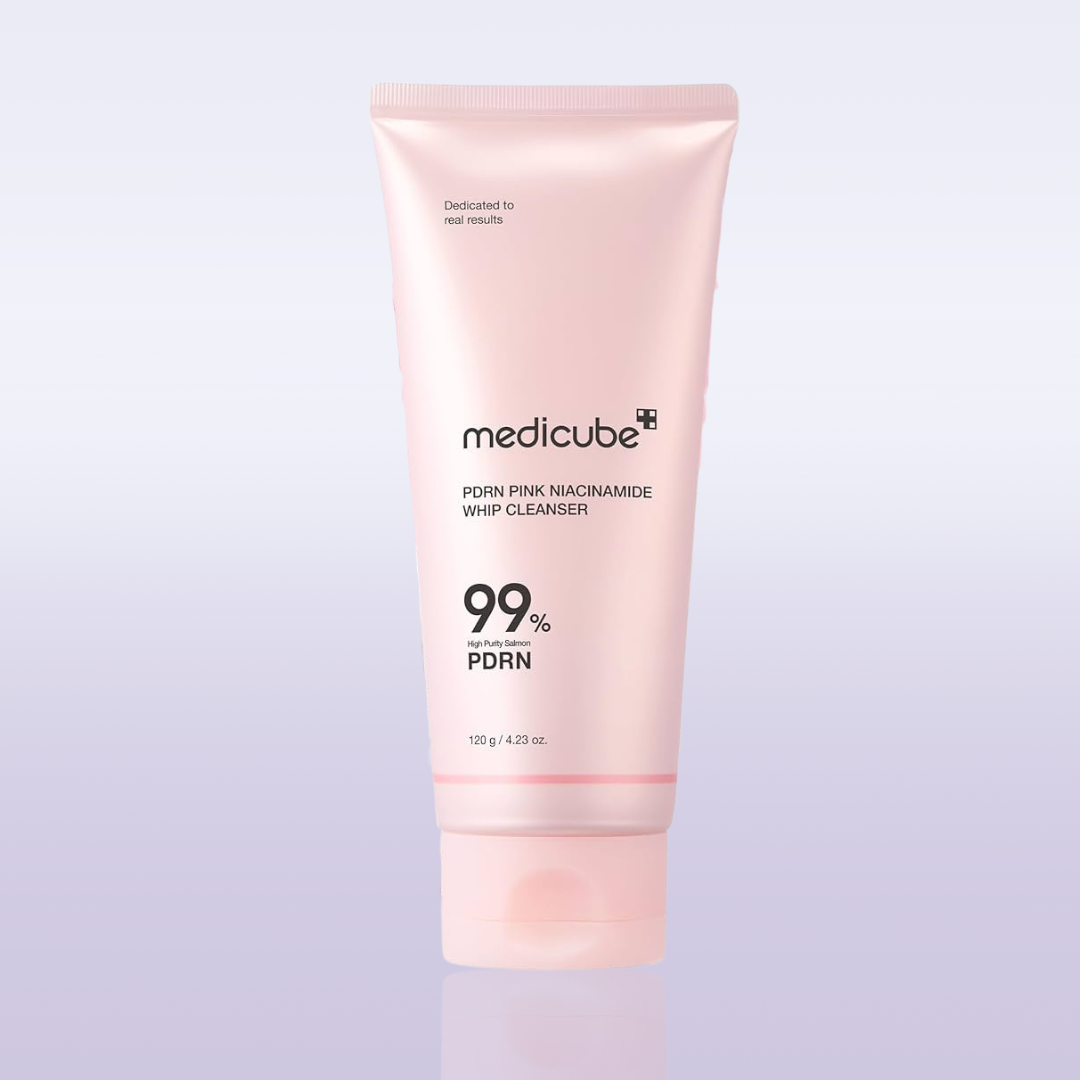  Medicube PDRN Pink Niacinamide Whip Cleanser brightening gentle Korean face cleanser