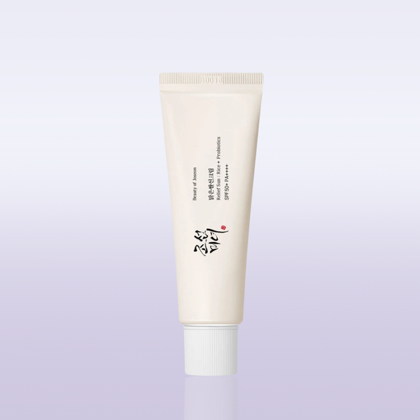 Beauty of Joseon Relief Sun Rice Probiotics SPF 50+ lightweight Korean barrier sunscreen