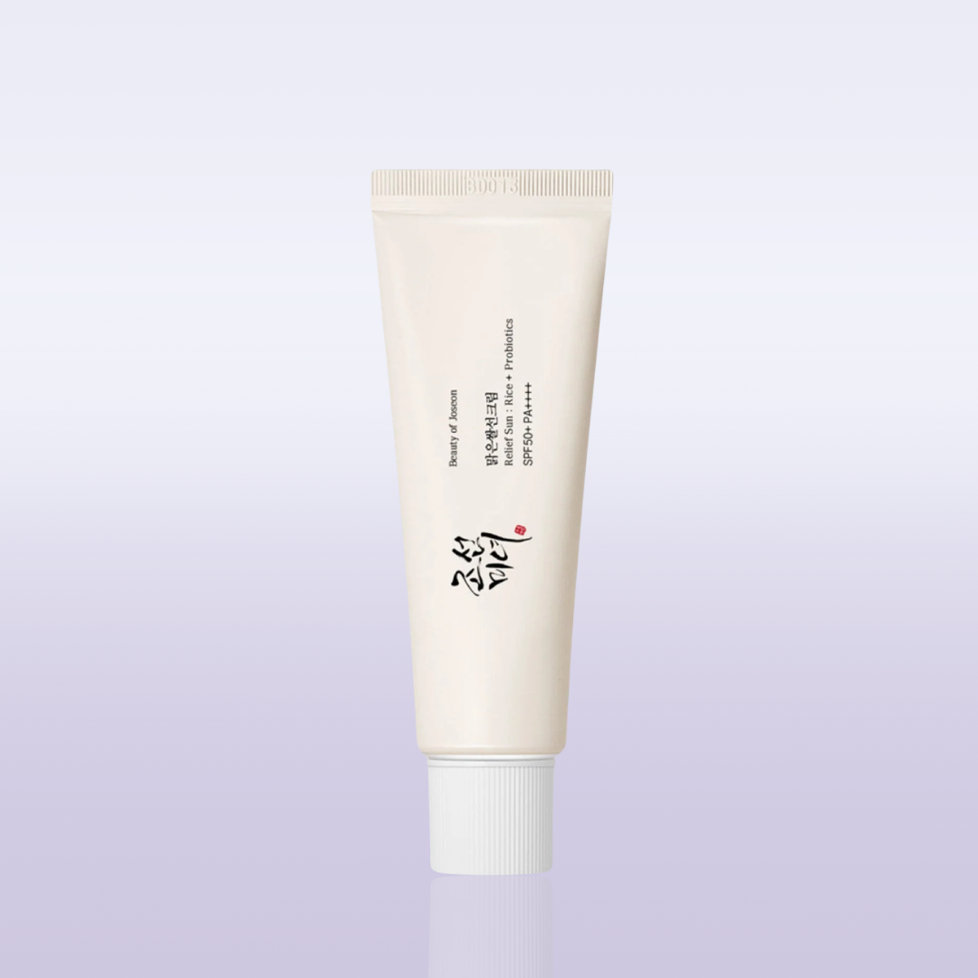 Beauty of Joseon Relief Sun Rice Probiotics SPF 50+ lightweight Korean barrier sunscreen