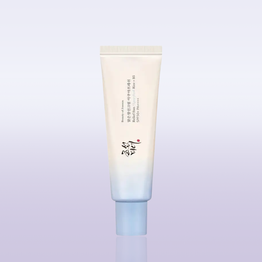 Beauty of Joseon Relief Sun Aqua Fresh Rice B5 SPF50+ hydrating Korean daily sunscreen
