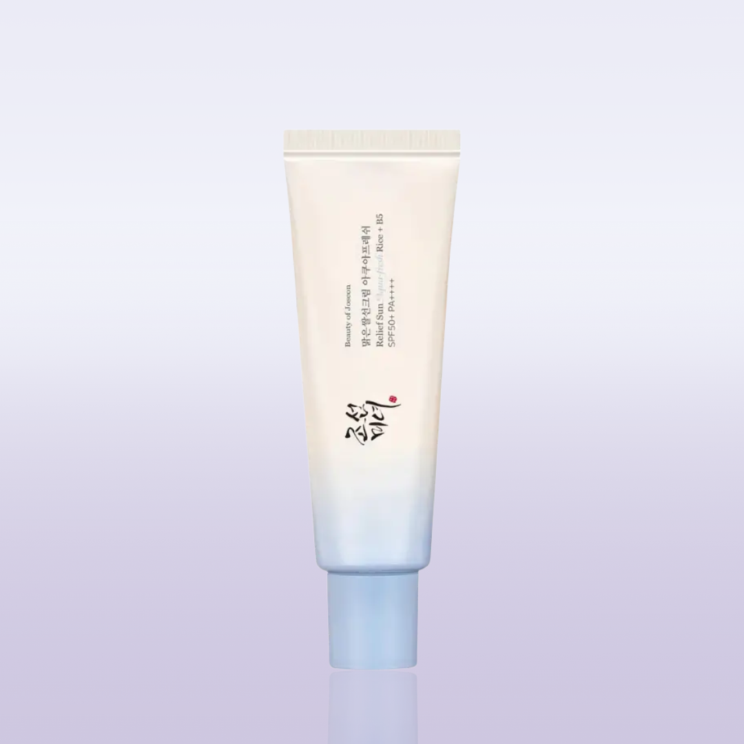 Beauty of Joseon Relief Sun Aqua Fresh Rice B5 SPF50+ hydrating Korean daily sunscreen