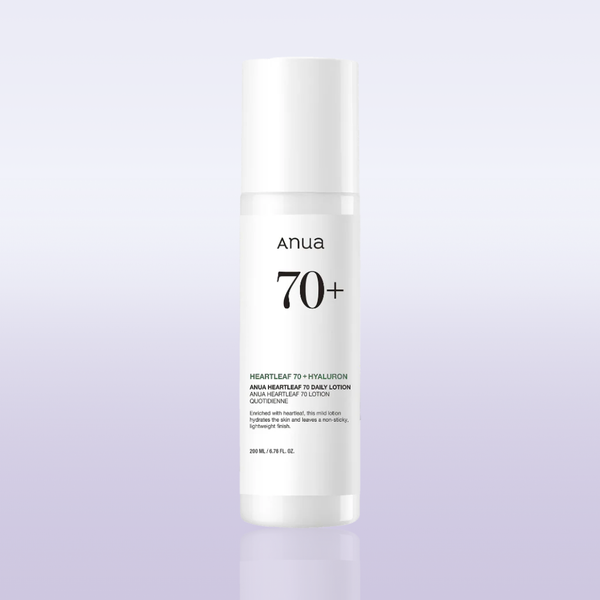 ANUA Heartleaf 70 Daily Lotion calming redness Korean skincare moisturizer