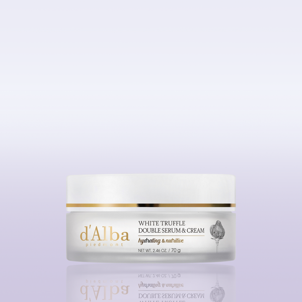 d'Alba White Truffle Double Serum Cream Vegan Korean anti-aging hydrating skincare
