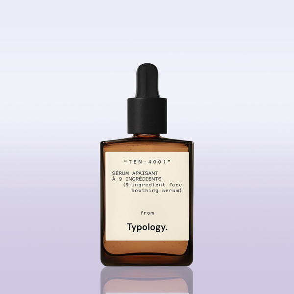 Typology 9 Ingredients Soothing Serum calming reactive sensitive skin botanical serum