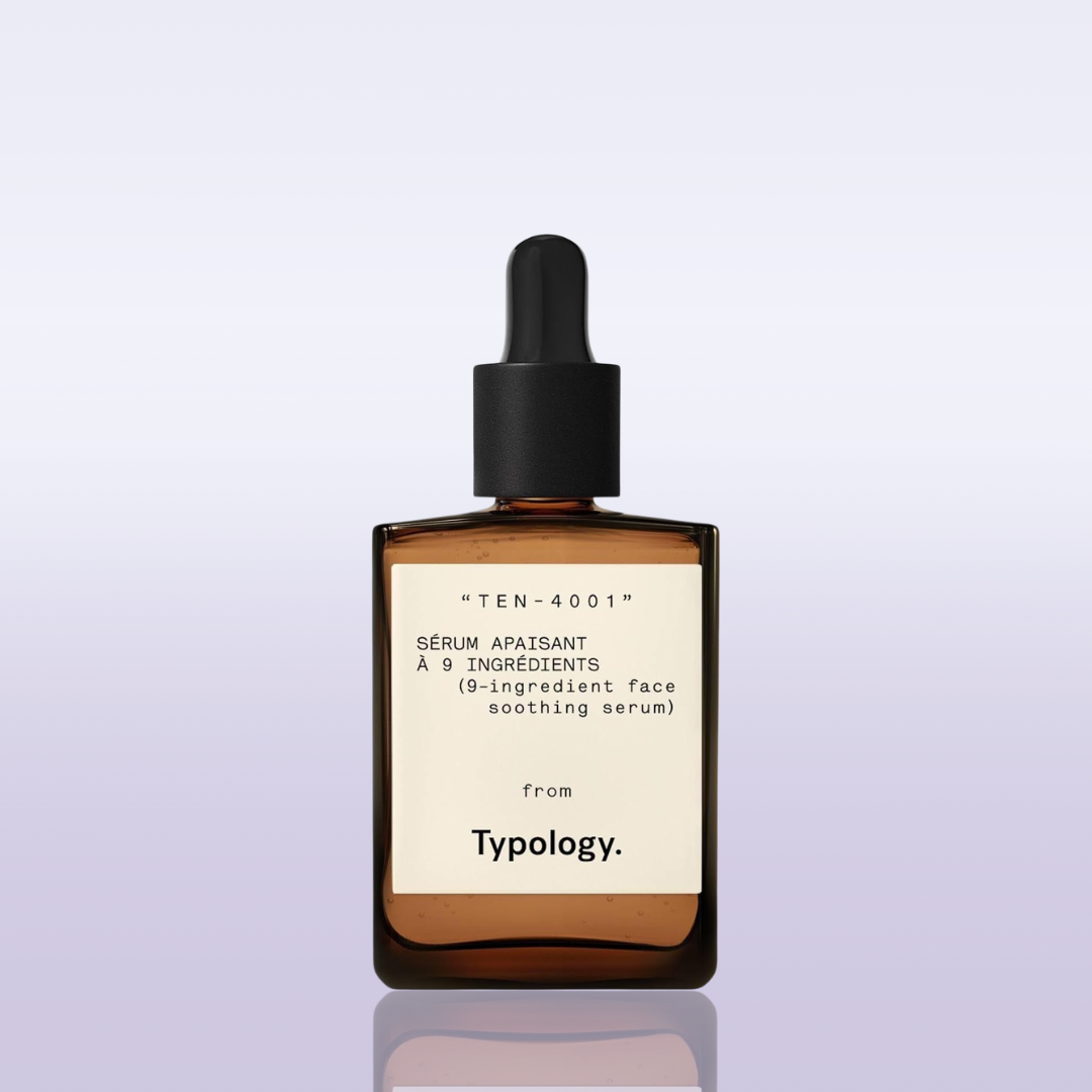 Typology 9 Ingredients Soothing Serum calming reactive sensitive skin botanical serum
