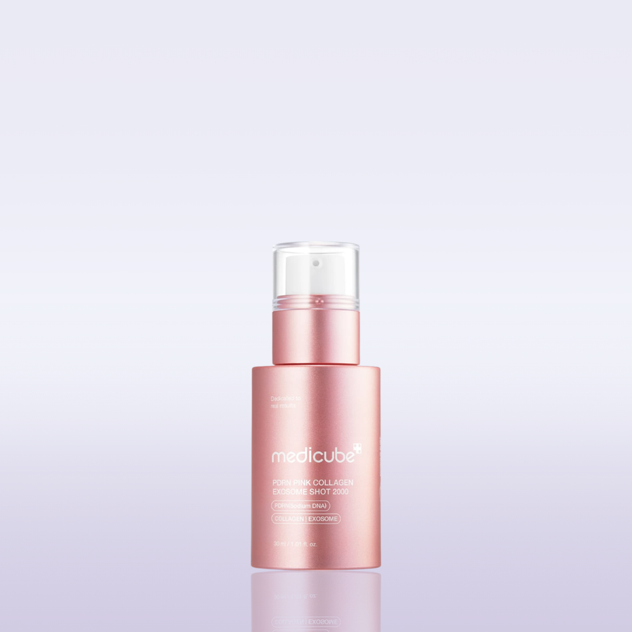 Medicube PDRN Pink Collagen Exosome Shot 2000 powerful skin regeneration exosome Korean serum