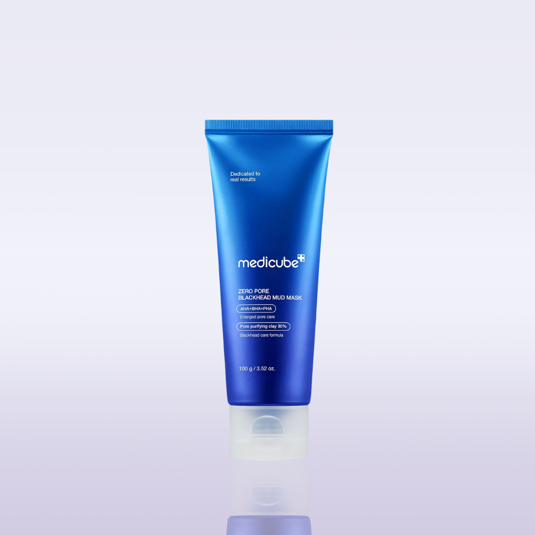 Medicube Zero Pore Blue Mud Mask deep cleansing blackhead removal Korean pore mask