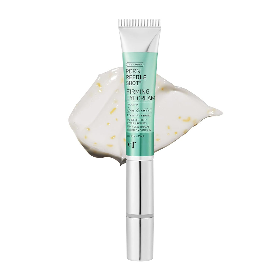 PDRN Reedle Shot Firming Eye Cream (0.51 Fl Oz / 15Ml), Ultra-Micro Vibration Eye Cream for Firming & Elasticity, Targeted Wrinkle Care, PDRN Collagen, Korean Skincare